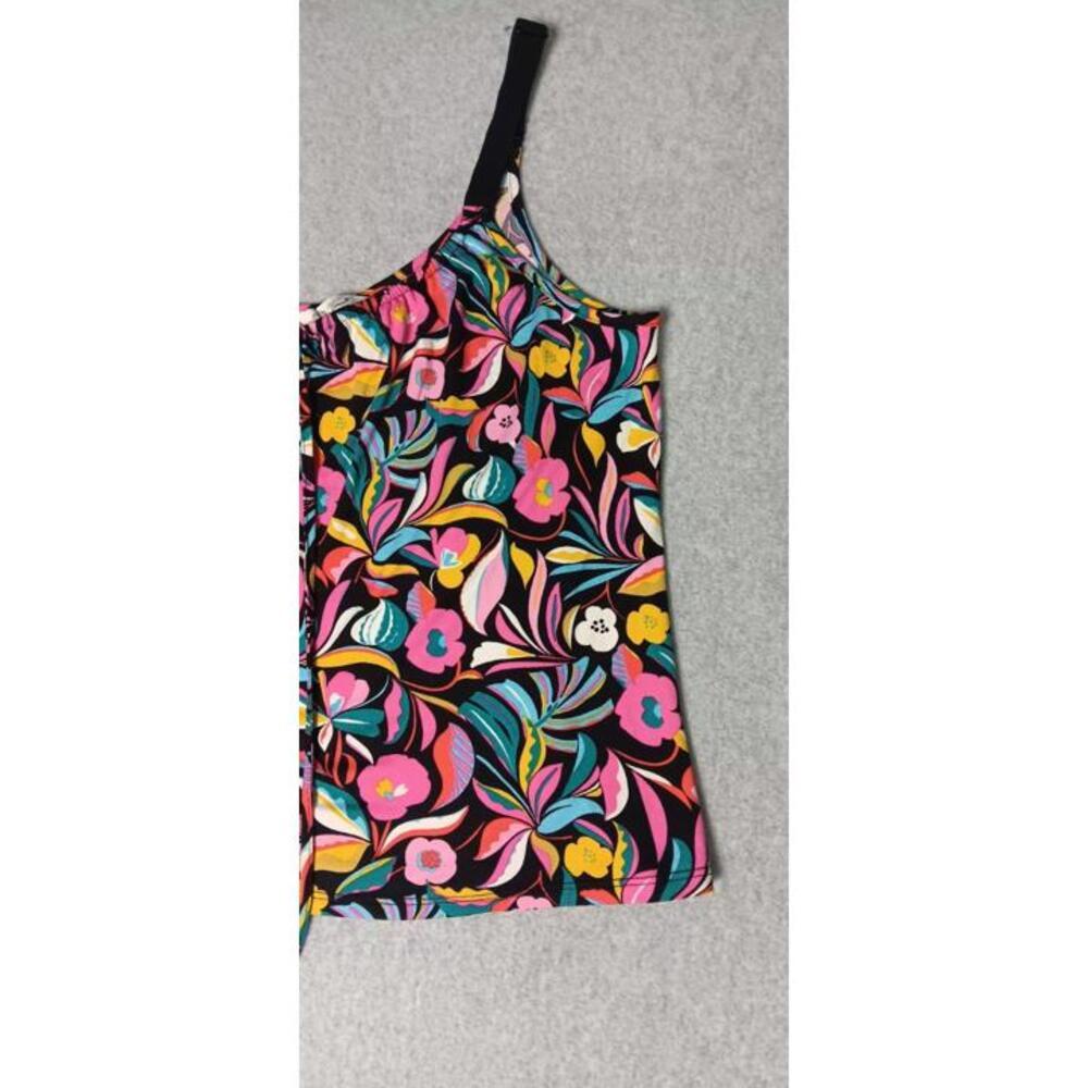 Pioneer Sleeveless Blouse Womens Size Large Multicolor Floral Leaves Tassels - Picture 4 of 10
